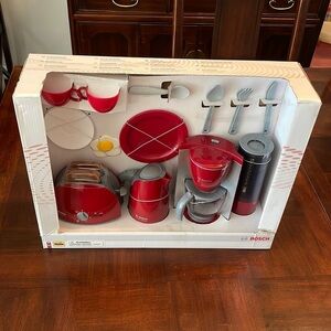 Kids Play Kitchen Tools Bosch Breakfast Toy Playset Coffee maker Kettle …